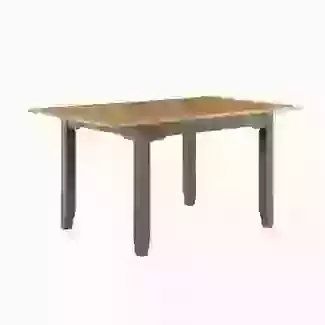 Slate Grey Painted Finish Extending Dining Table 120cm or 160cm